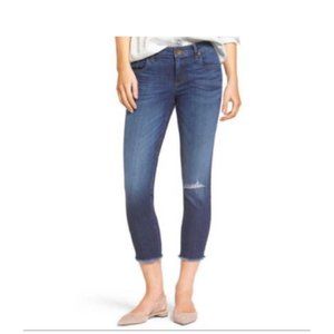 4P Kut From The Kloth Jeans Donna Crop Skinny Blue